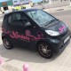 Flocage publicitaire sur smart 