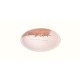 Plaque ronde de plexiglas