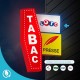 Enseigne carotte Tabac Loto Presse