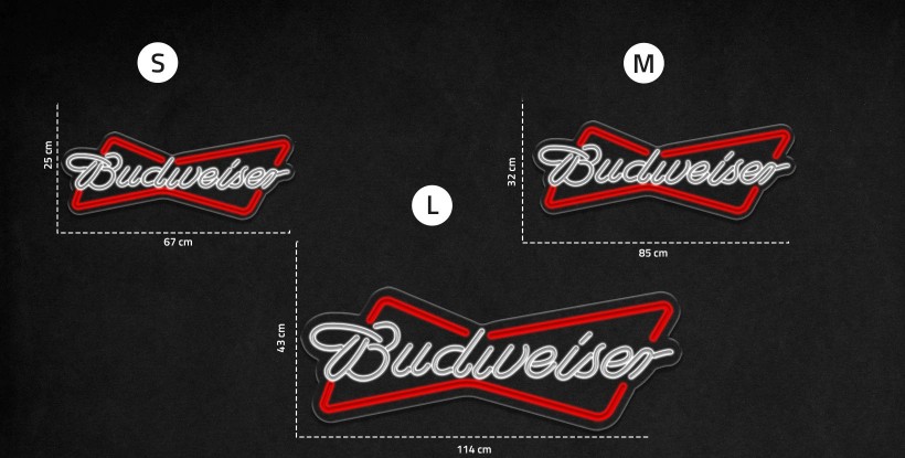Neón Budweiser