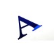 Lettres en méthacrylate miroir bleu