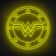 Néon inspiré de Wonder woman