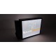 Enseigne drapeu lumineux LED carrée
