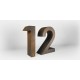 Lettres en acier corten