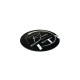 Plaque ronde de plexiglas
