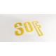 Lettres en plexiglas en relief