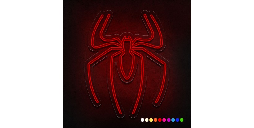 Néon Logo Spiderman