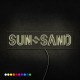 Neon sun+sand