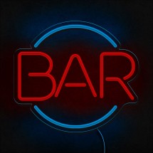 Néon BAR cercle