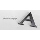 Lettres en aluminium