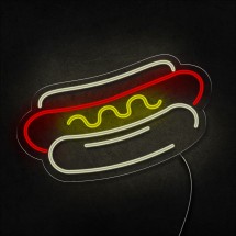Néon hot dog