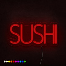 Néon lettres SUSHI