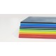 Pack de 10 plaques de plexiglas coloré A4