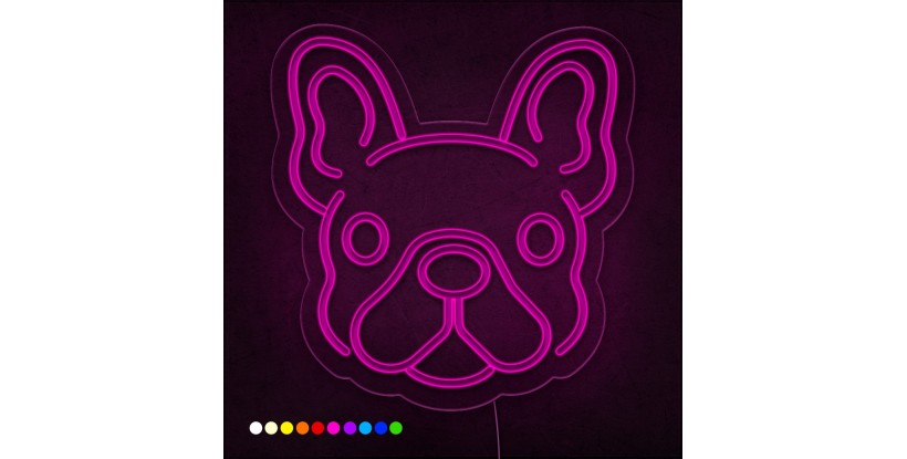 Neón bulldog francés