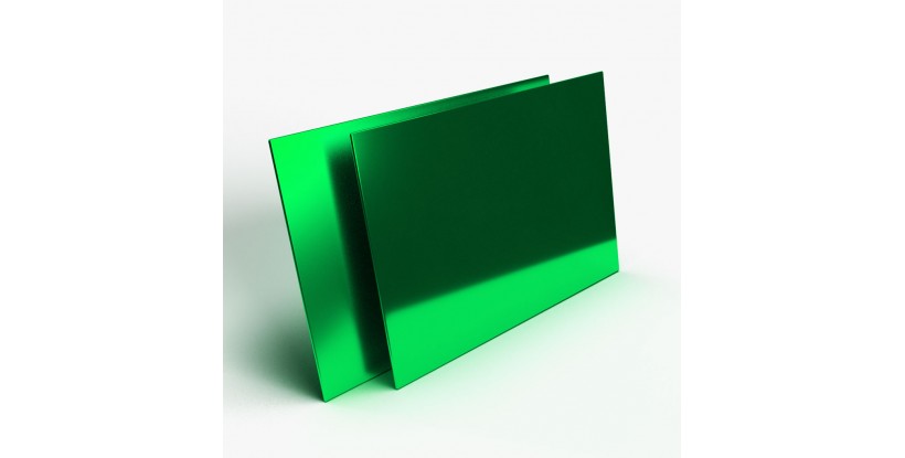 Plexiglas miroir doré