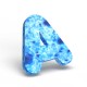 Lettres en matiere recyclee