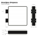 Enseigne drapeau lumineuse coins arrondis