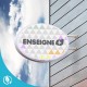 Enseigne drapeau lumineuse ovale