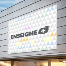 Panneau publicitaire sans éclairage