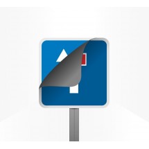 Panneau de signalisation magnétique carrés