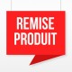 Affiche suspendue "Remise Produit"
