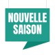 Affiche suspendue "Nouvelle saison"