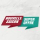 Affiche suspendue "Nouvelle saison"