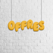 Lettres Vente Pendentifs En polystyrène