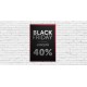 Panneau suspendu Black Friday -40%