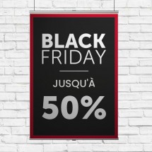 Panneau suspendu Black Friday -50%