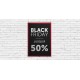 Panneau suspendu Black Friday -50%