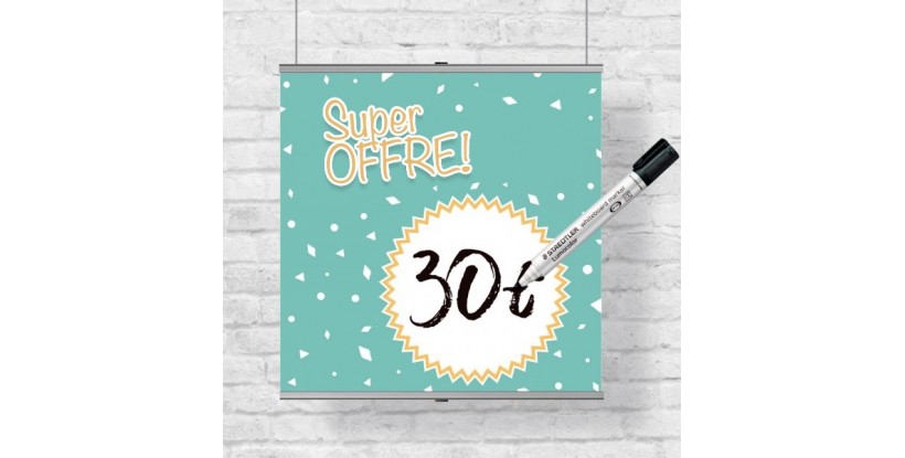 Banderola Colgante Super Oferta Rotulador