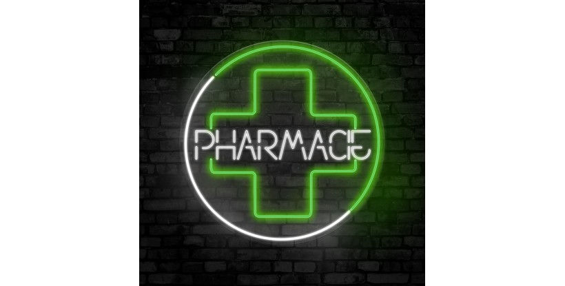 Pharmacie croix néon