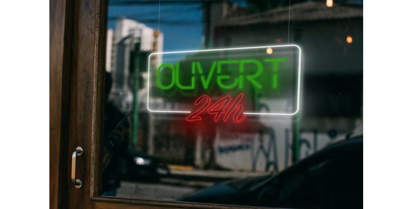 Néon Ouvert 24h