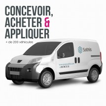 Lettrage de petite camionnette