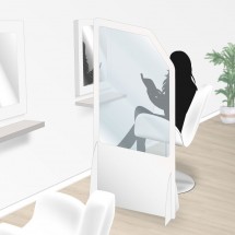 Écran séparateur pour coiffeur