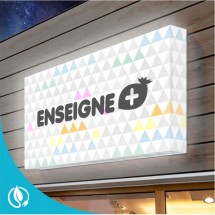 Enseigne Caisson Plexiglas LED