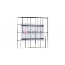 Kit de fixation d'enseignes pour portails et balcons