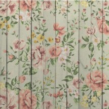 Fond photographique bois fleurs tapisserie