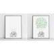 Arbre dempreinte de mariage tandem