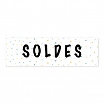 Affiche de vente de confettis
