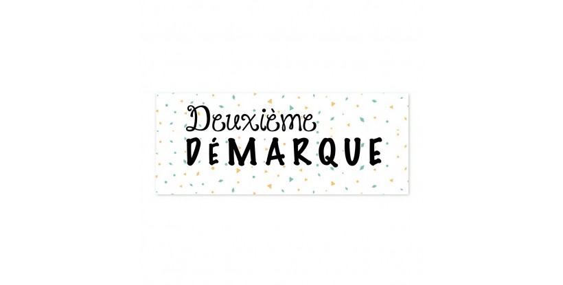 Poster Confettis de seconde vente