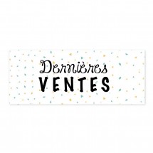 Affiche Dernières Ventes Confetti