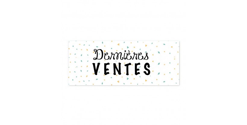 Affiche Dernières Ventes Confetti