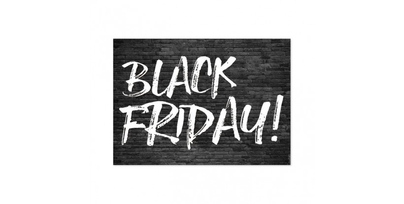 Black Friday Black Brick Poster