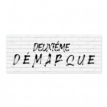 Affiche de deuxième vente de brique blanche