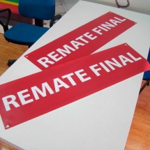 Affiche de la vente aux enchères finale