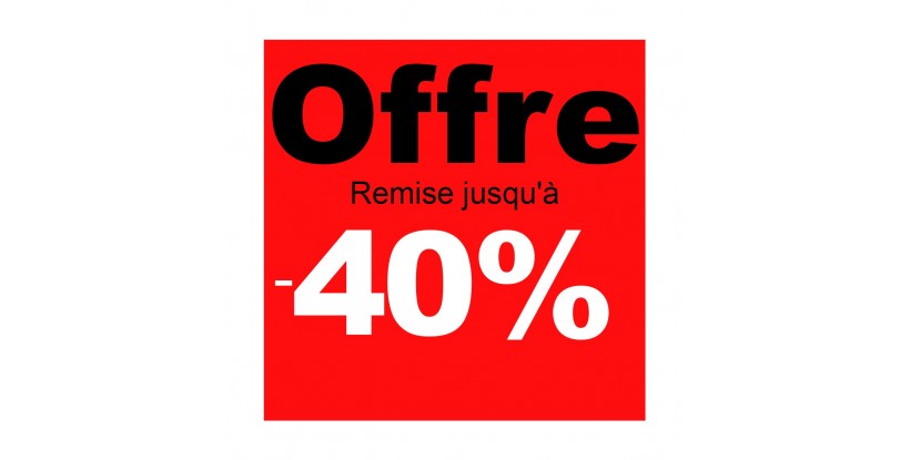 Cartel Rebajas Ofertas -40%