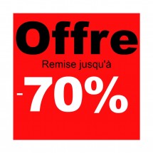 Offres d'affiches de vente -70%
