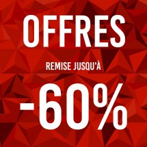 L'affiche propose -60% de triangles